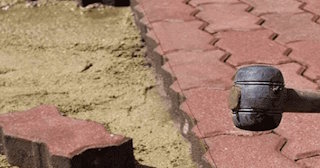 Укладка плитки на песок в Старом Осколе в октябре